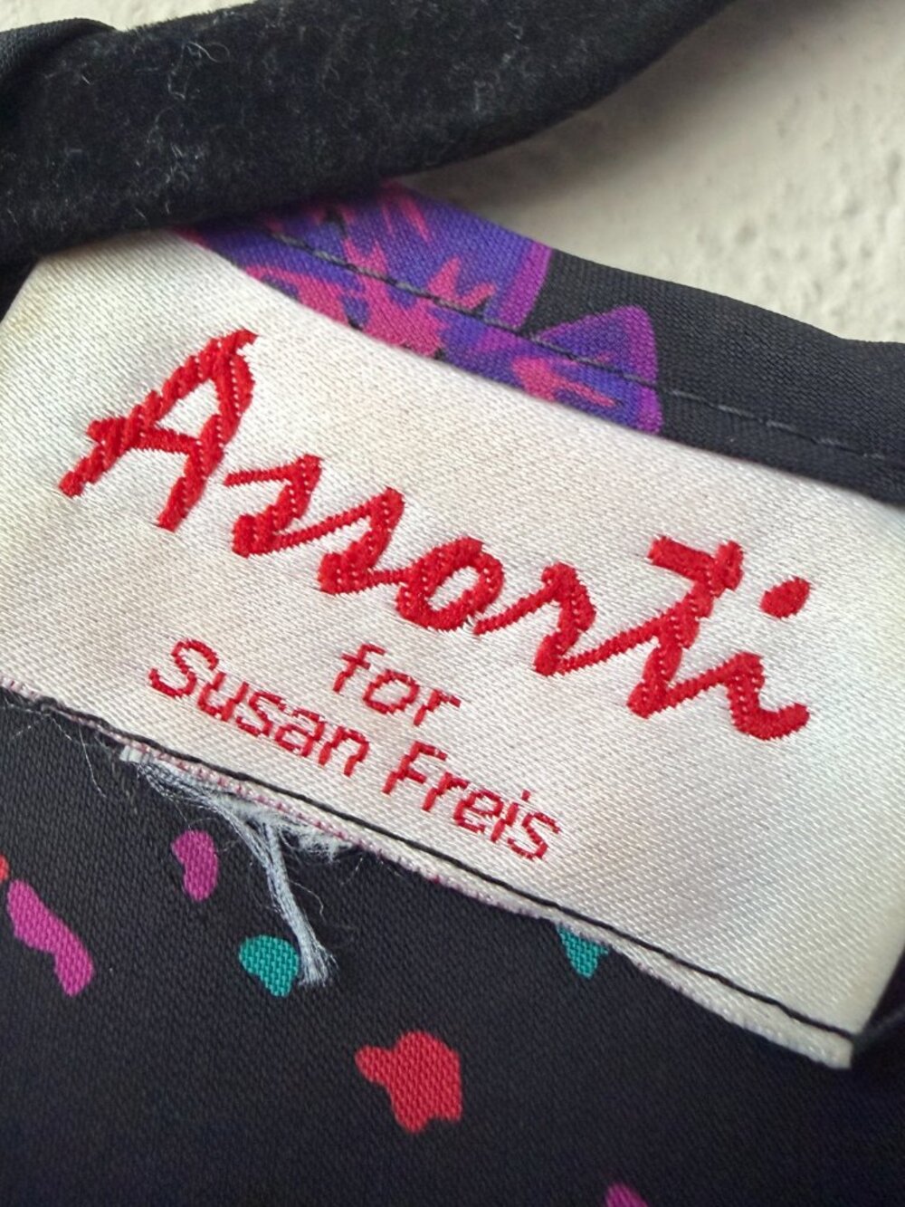 Assorti for Susan Freis Vintage 80s Floral Pleated Dress - Picture 4 of 5